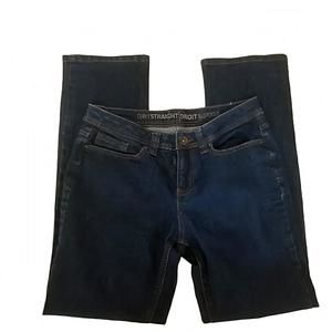 George Curvy straight mid rise jeans sz 8